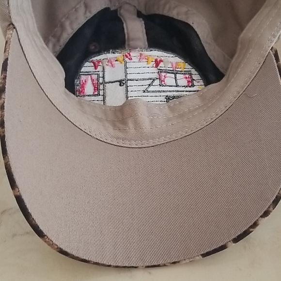 Leopard Happy Camper Hat